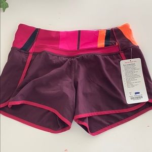 Lululemon run times shorts size 4